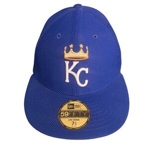 Kansas City Royals MLB X New Era 59FIFTY Low Crown Fitted Hat Men's Size 7 3/8